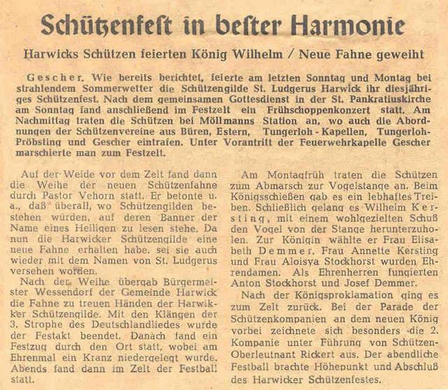 1959_AZ 14-05-59.jpg - Bericht der Allgemeinen Zeitung von der Fahnenweihe und vom Schützenfest 1959.